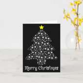 Merry Christmas Tree Matching Family Santa Xmas Ho Karte (Gelbe Blume)