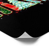 Merry Christmas Tree Plaid Mimi Aesthetic Mom Mama Poster (Ecke)