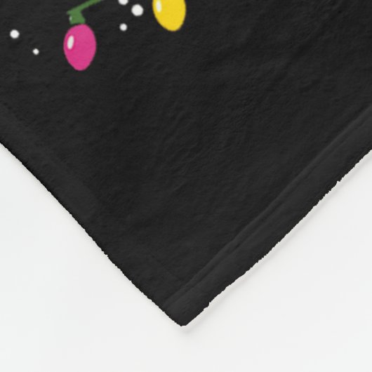 Merry Christmas Tree Plaid Us Flag Snowflake Xmas Fleecedecke (Ecke)