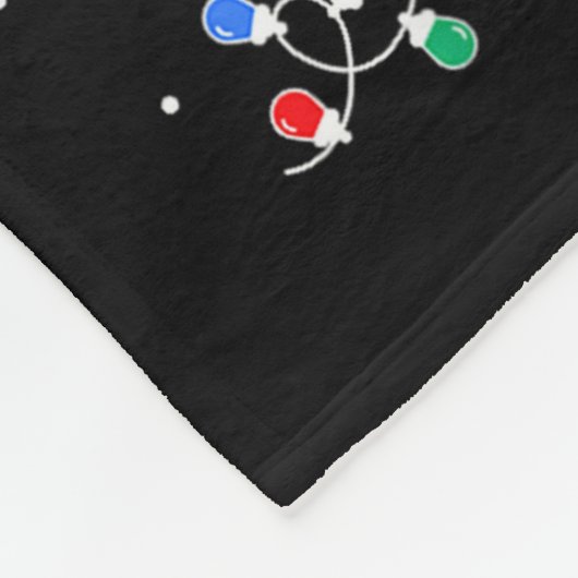 Merry Christmas Tree Plaid Us Flag Snowflake Xmas Fleecedecke (Ecke)