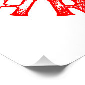 MERRY CHRISTMAS TREE POSTER (Ecke)