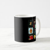 Merry Christmas Tree Santa Gingerbread Coquette Bo Kaffeetasse (VorderseiteRechts)