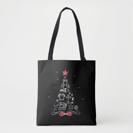 Merry Christmas Tree Sewing Hook Tools Tasche (Vorderseite)