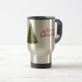 Merry Christmas Tree Travel Commuter Coffee Mug Reisebecher (VorderseiteRechts)