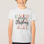 Merry Christmas Trees, Christmas Graphic tee (Vorderseite)