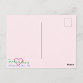 MERRY CHRISTMAS TREES POSTCARD POSTKARTE (Rückseite)