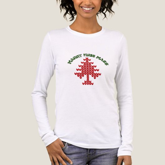 Merry christmas  Tri-Blend shirt (Vorderseite)