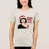 merry christmas Tri-Blend shirt (Vorderseite)
