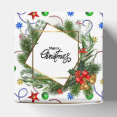 Merry Christmas Trimings Favor Box Geschenkschachtel (Oben)