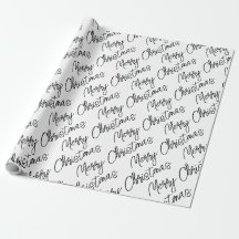 MERRY CHRISTMAS Typografie Moderner Feiertag