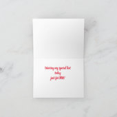 *MERRY CHRISTMAS* ÜBER DIE MILES-KARTE KARTE (Innenseite)