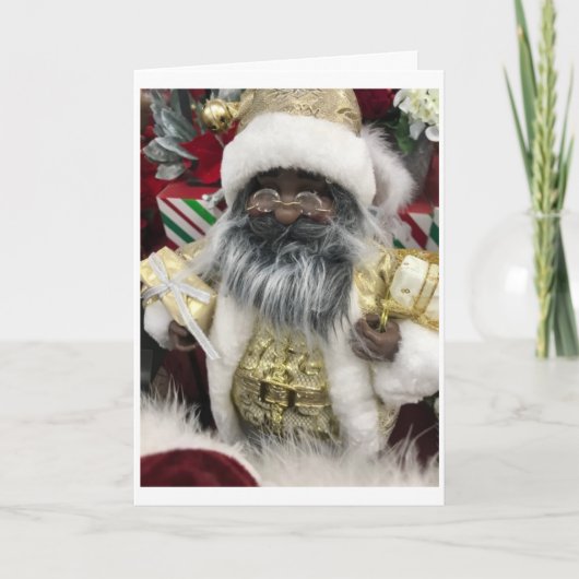 *MERRY CHRISTMAS* und *GLÜCKLICH NEUES JAHR* Karte (Vorderseite)