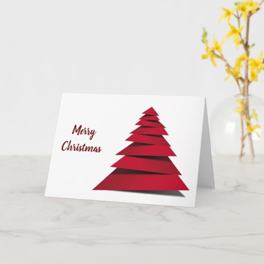 MERRY CHRISTMAS UND GLÜCKLICH NEUES JAHR KARTE (Gelbe Blume)