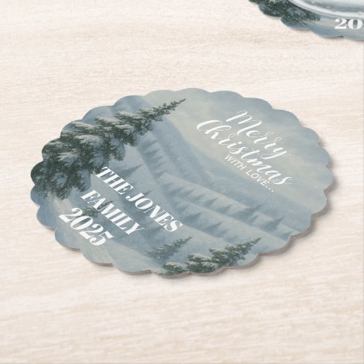 Merry Christmas  Untersetzer (angewinkelt)