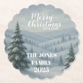 Merry Christmas Untersetzer (Vorderseite)