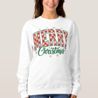 Merry Christmas Varsity Letter Sweatshirt