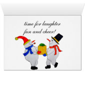 MERRY CHRISTMAS, VERBREITEN SIE DIE NEWS-Karte (Innenansicht Horizontal (Unten))