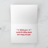 Merry Christmas Village Greeting Card Karte (Innenseite)