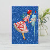 MERRY CHRISTMAS | Vintage E-Mail-Suche (Stehend Vorderseite)