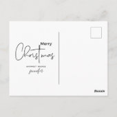 MERRY CHRISTMAS | Vintage E-Mail-Suche Postkarte (Rückseite)