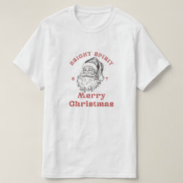 Merry Christmas Vintage Santa for families  T-Shirt