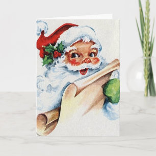 MERRY CHRISTMAS Vintager MCM Weihnachtsbaum Holi Feiertagskarte