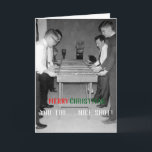 MERRY CHRISTMAS VINTAGES FOOSBALL FUZBOLL FOTO FEIERTAGSKARTE<br><div class="desc">Wünschen Sie Ihren Mitspielern ein frohes Weihnachtsfest mit dieser phantastischen Vintagen Fotokarte oder machen Sie es zu einer jeden Anlaß-Karte! Und das Beste daran ist, dass Sie den Text ganz nach Ihren Wünschen anpassen können. Fügen Sie in einigen Namen Ihrer Buds, Teamnamen, Lieblings-Redewendungen oder was auch immer Sie gewollt haben....</div>