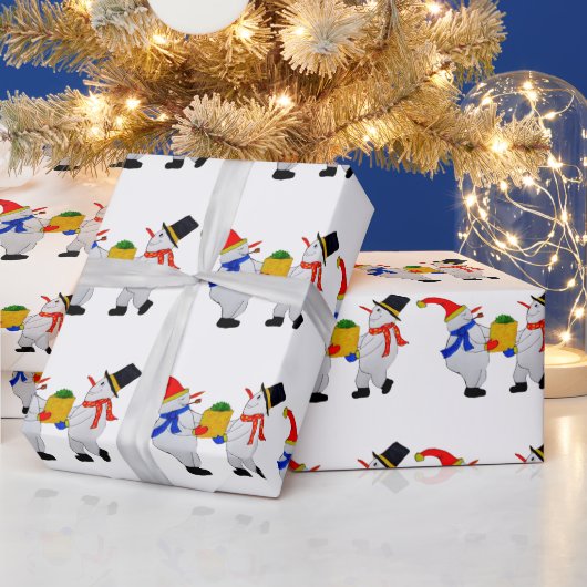 MERRY CHRISTMAS VON DEN SCHNEEIERN GESCHENKPAPIER (Feiertage)