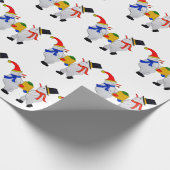 MERRY CHRISTMAS VON DEN SCHNEEIERN GESCHENKPAPIER (Ecke)