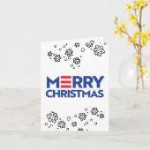 MERRY CHRISTMAS von Joe & Kamala Karte (Gelbe Blume)