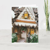 MERRY CHRISTMAS VON UNSEREM HAUS ZU IHREN KARTE (Vorderseite)