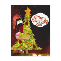 Merry Christmas vrolijk kerstfeest kerstboom eend