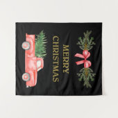 MERRY CHRISTMAS WANDTEPPICH (Vorderseite (Horizontal))