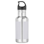 Merry Christmas Water Bottle – Bow Holiday Style Edelstahlflasche (Rückseite)