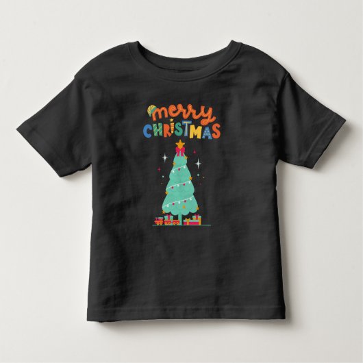 MERRY CHRISTMAS - Weihnachtsbaum T - Shirt (Vorderseite)