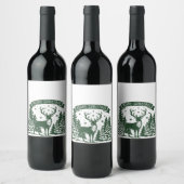 Merry Christmas Weinetikett (Flaschen)