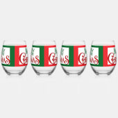 Merry christmas weinglas ohne stiel (Rechts)