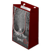 Merry Christmas winter, Kleine Geschenktüte (Rückseite Schrägansicht)