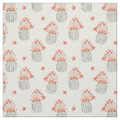 Merry Christmas winter party Santa face nursery  Stoff (Muster)