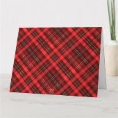 Merry Christmas. Winter scene. Canada. Personalize Karte (Rückseite)