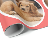 Merry Christmas with One Circle Photo Geschenkpapier (Rolleneckpunkt)