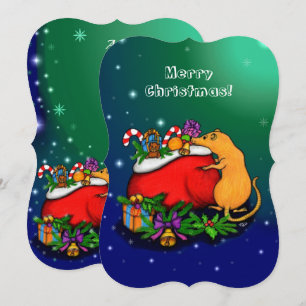 Merry Christmas with Rat Prince Einladung