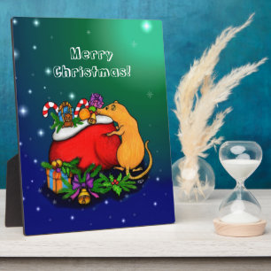 Merry Christmas with Rat Prince Fotoplatte