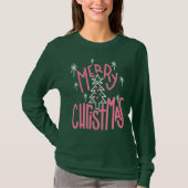 Merry Christmas with Tree T-Shirt (Vorderseite)