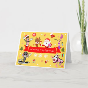 Merry Christmas with Wird Feiertagskarte