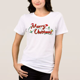 Merry Christmas Women’s T-Shirt Tri-Blend Shirt