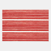 MERRY CHRISTMAS Wrapping Paper Flat Sheet Set 3 Geschenkpapier Set (Vorderseite 3)