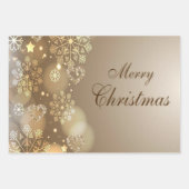Merry Christmas Wrapping Paper Sheets Geschenkpapier Set (Vorderseite 3)