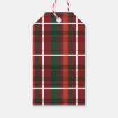 Merry Christmas Wreath Gift Tag Geschenkanhänger (Rückseite)