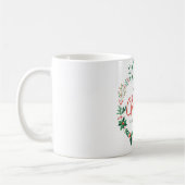 Merry Christmas Wreath Mug – Holiday & Mug, 11 oz Kaffeetasse (Links)